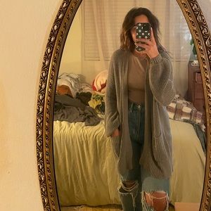 Urban Outfitters BDG Knit Gray Cardigan